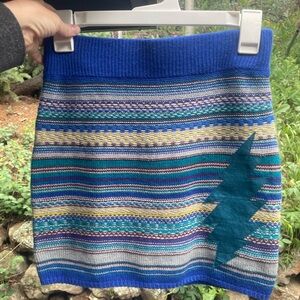 Dead Bolt Upcycled Mini Skirt